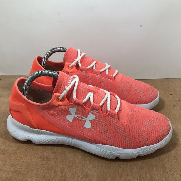 Under Armour Shoes - Under Armour Speedform Women Size 10 Orange Athletic Sneakers Running Shoes